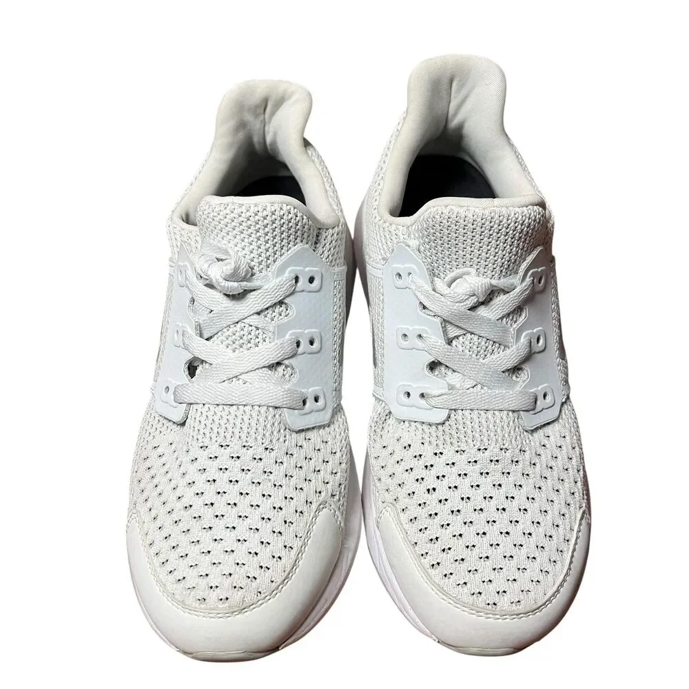 Apex Sneakers Womens Sz 8.5 X-Wide White Walking Mesh Comfort Gym Running Shoese